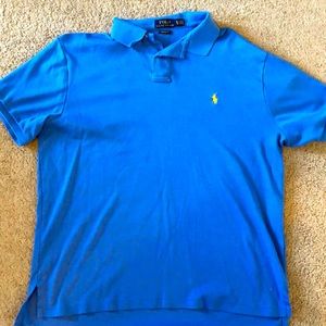 Polo custom fit blue shirt size XL